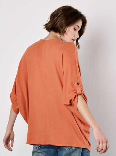 Soft Touch Oversized Batwing Top