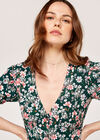 Ditsy Floral Dress, Green, large