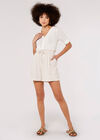 Linen Mix Shorts, Stone, large