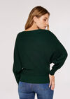 Pocket Batwing Jumper, Green, large