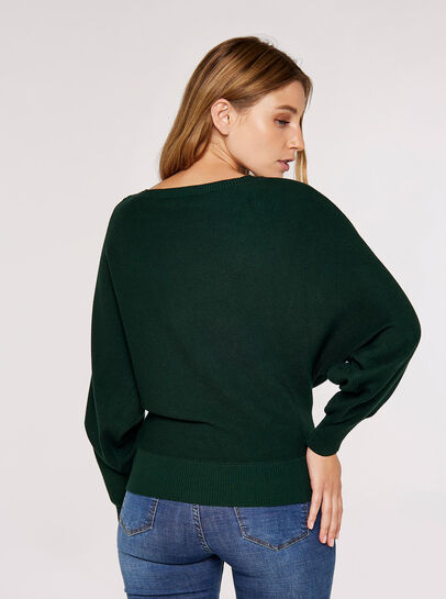 Pocket Batwing Jumper