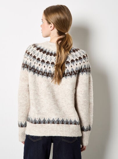 Fair Isle Fluffy Jumper