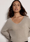 Diamante Embellished Fine Knit Jumper, Gold, large