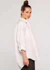 Oversized Shirt, White, large