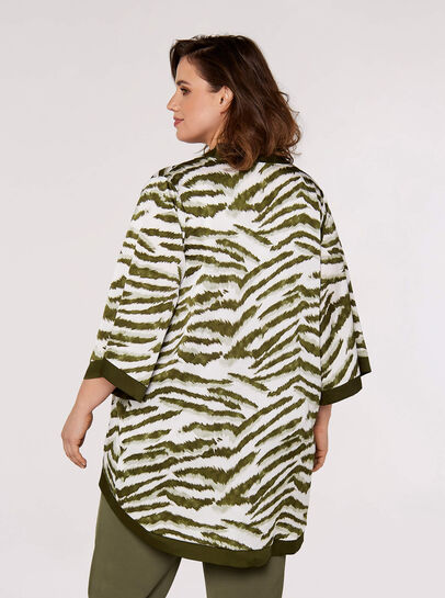 Curve Tiger Open Kimono