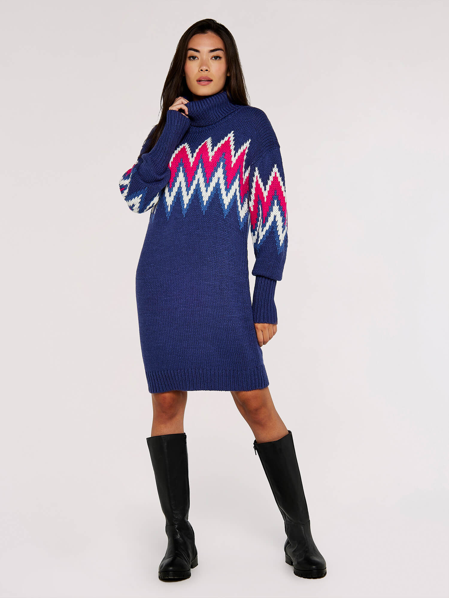 Chevron jumper dress sales