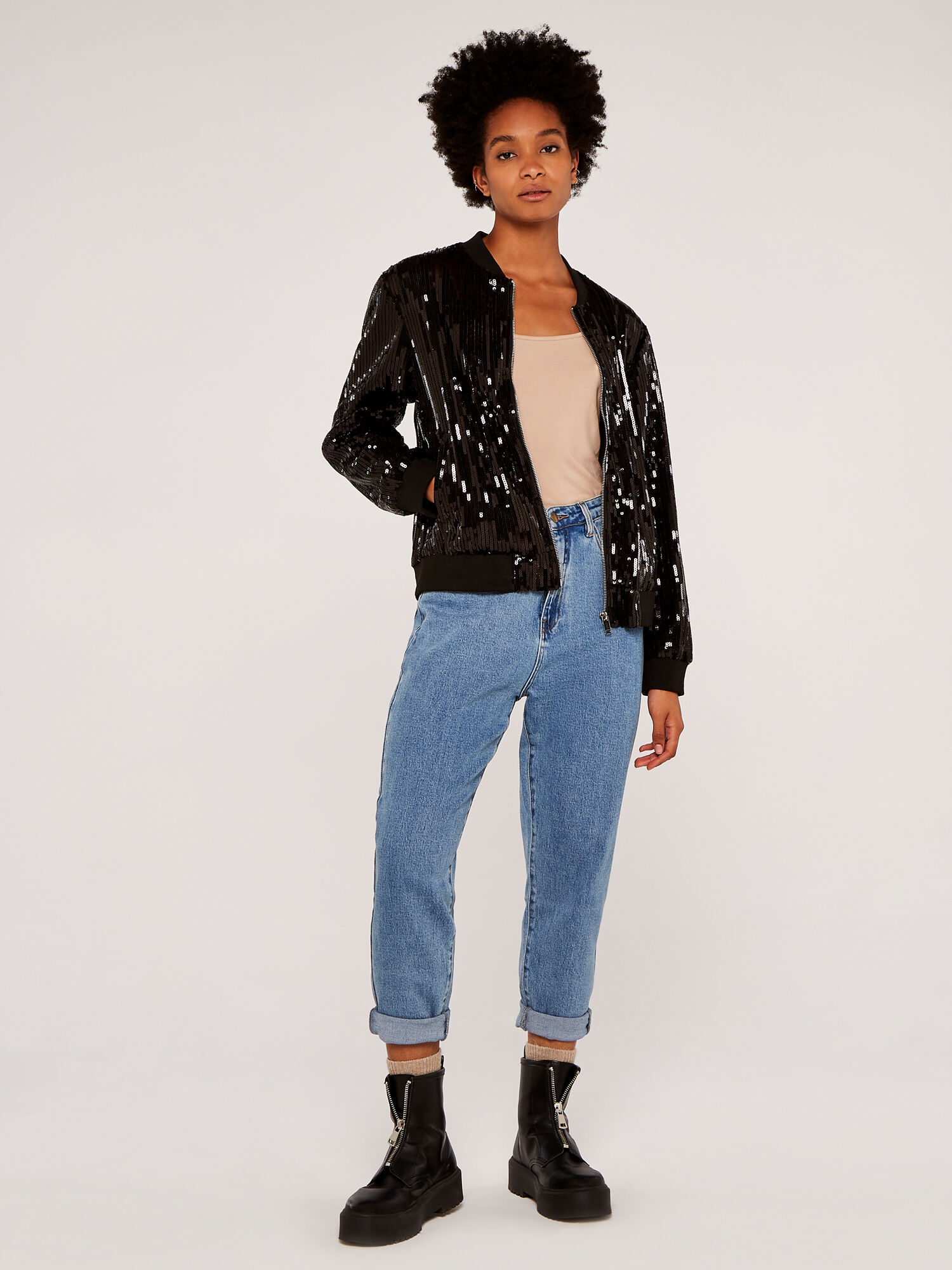 Gap sequin top bomber jacket