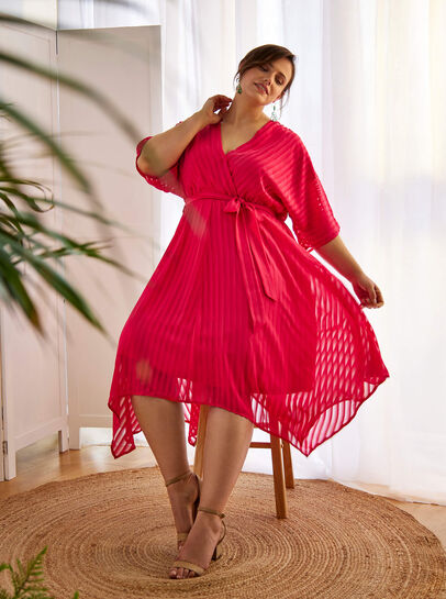 Curve Hankyhem Midi Dress