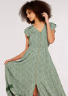 Crochet Maxi dress, Green, large