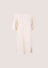 Sequin Embellished Mini Dress, White, large