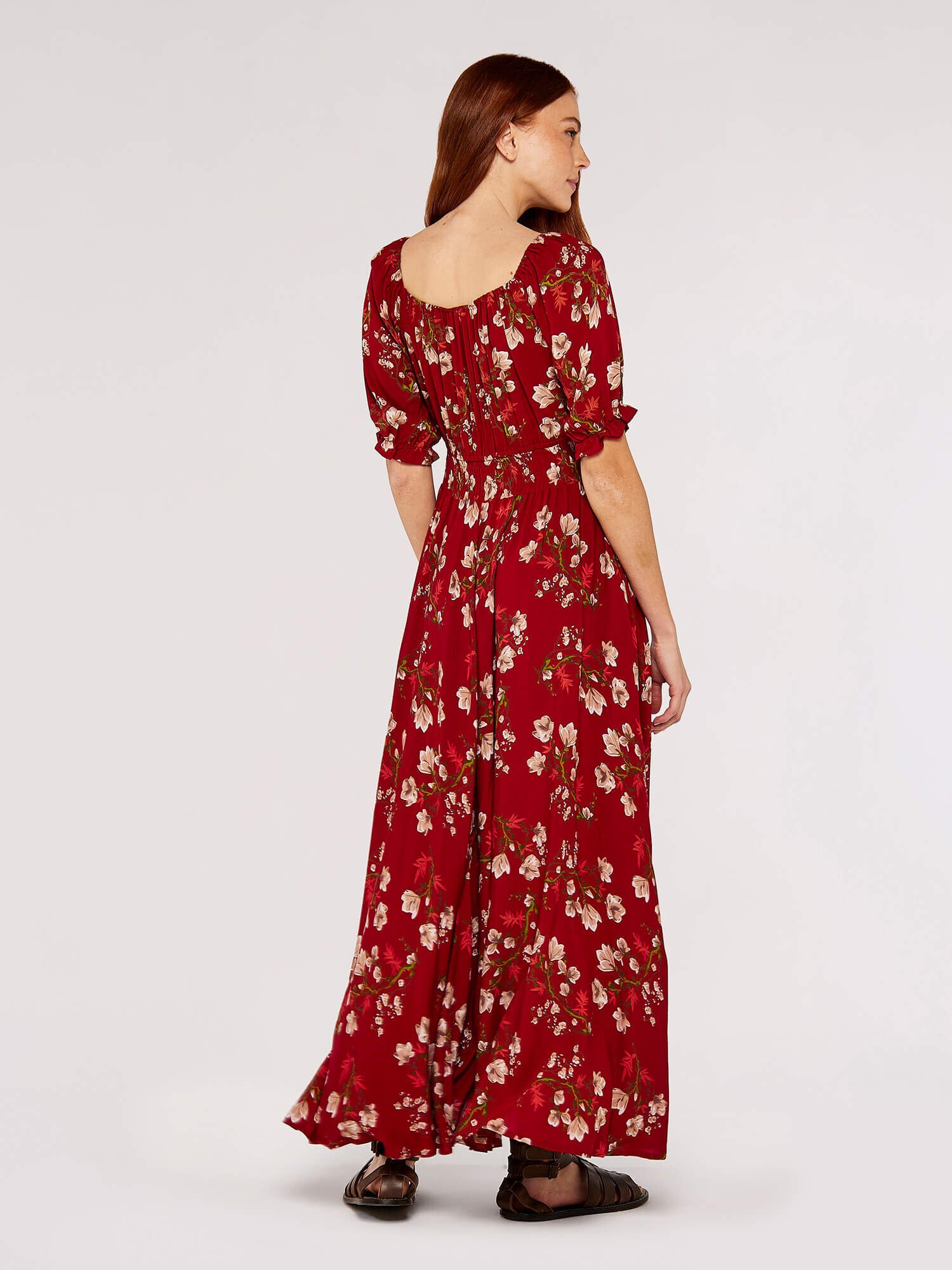 Blossom Bardot Maxi Dress
