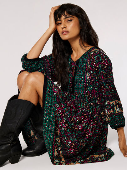 Colour Pop Tile Mini Dress