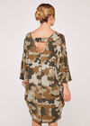Camouflage Cozy Cocoon Dress, Stone, large