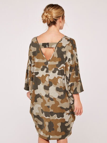 Camouflage Cozy Cocoon Dress
