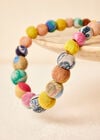 Colourful Fabric Beads Necklace
, Assorted, large
