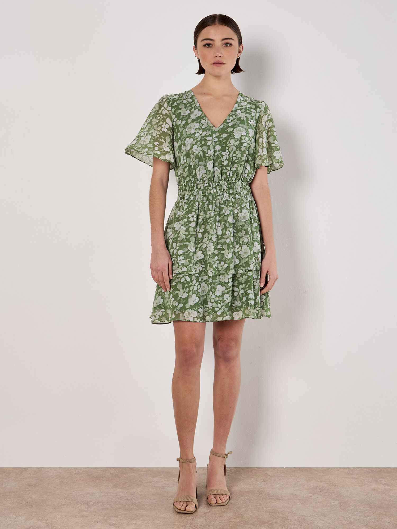 【美品】アリソンブラウン　 COTTON FLOWER MINI DRESS bkk19414_multi_xl?pdp.template