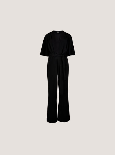 Jersey Crepe Straight-Leg Jumpsuit