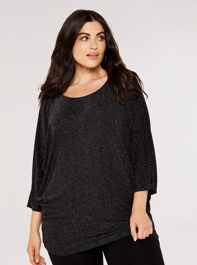 Curve Sparkling Batwing Top