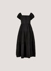 Self Check Midi Dress, Black, large