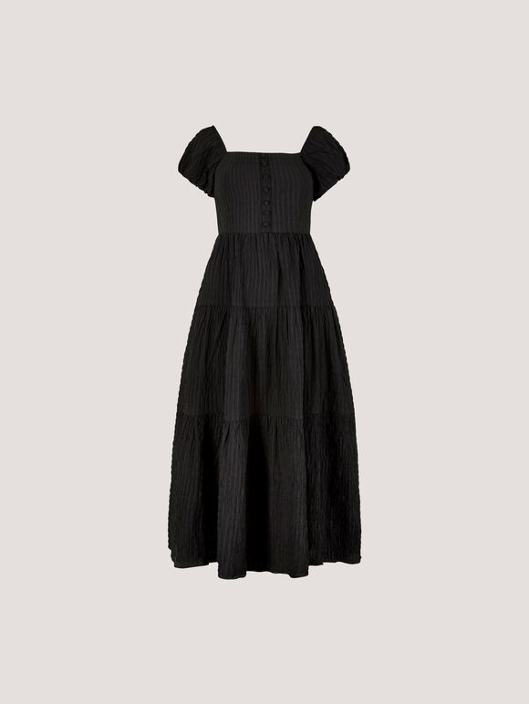Self Check Midi Dress, Black, large