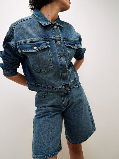 Lune Denim Bermuda Shorts