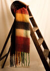 Colour Block Check Square Scarf, Brown, large
