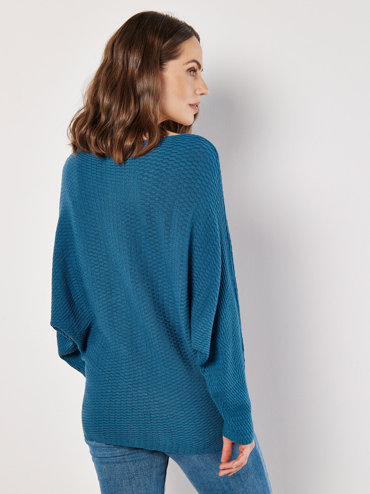 Pull Leger En Maille Texturee Vetements Apricot