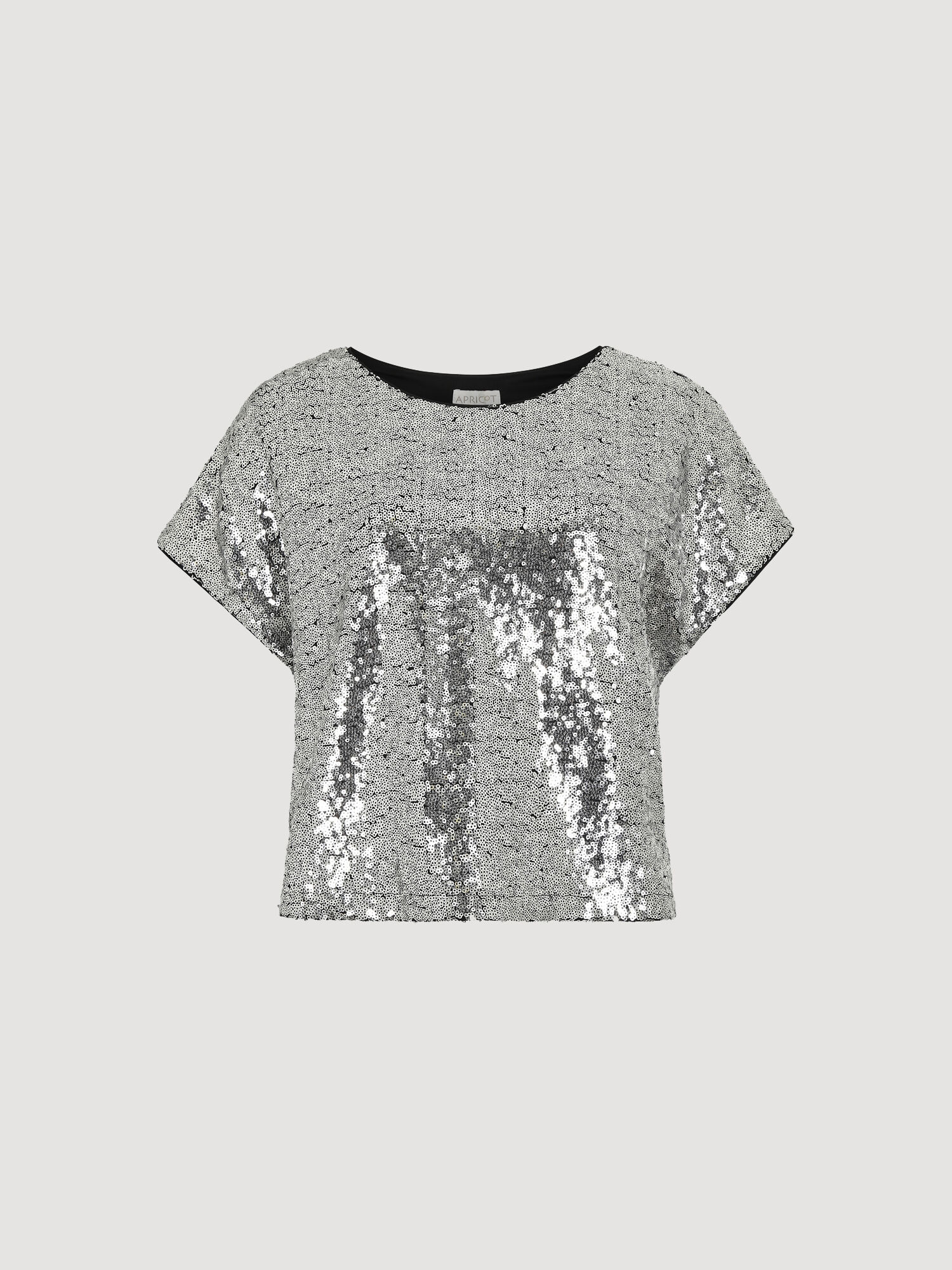 Sequin Crop T-Shirt | Apricot Clothing