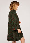 Leopard Print Dress, Khaki, large
