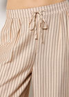 Pinstripe Wide-Leg Trousers, Stone, large