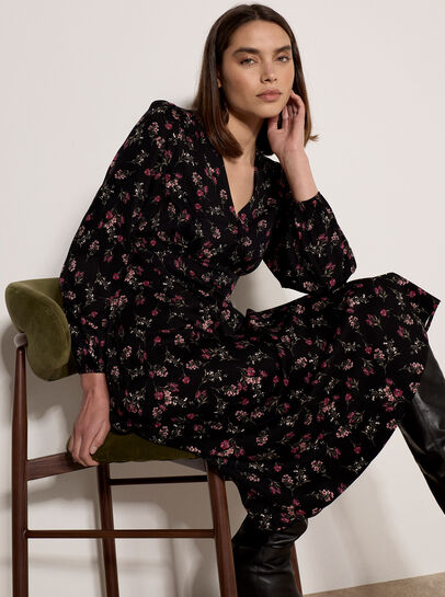 Floral Print Midi Dress