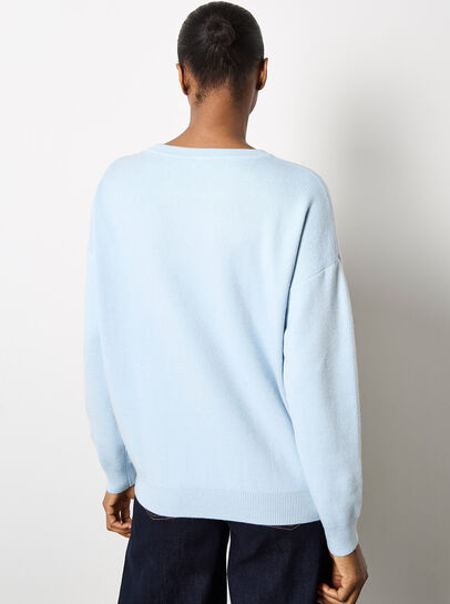 Crochet Daisies Lightweight Jumper