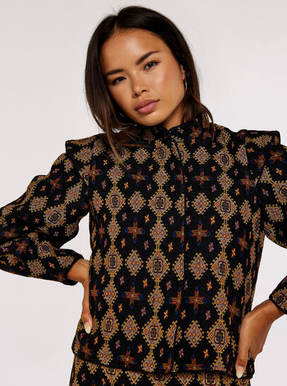 Tribal Jacquard Jacket
