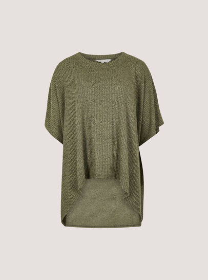 Waffle Knit Tunic Top