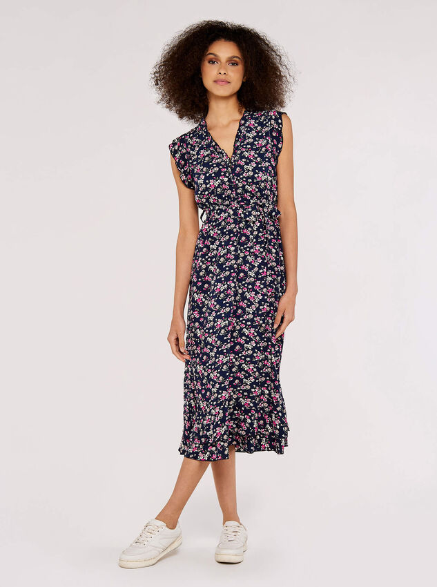 Floral Ditsy Midi Dress | Apricot Clothing