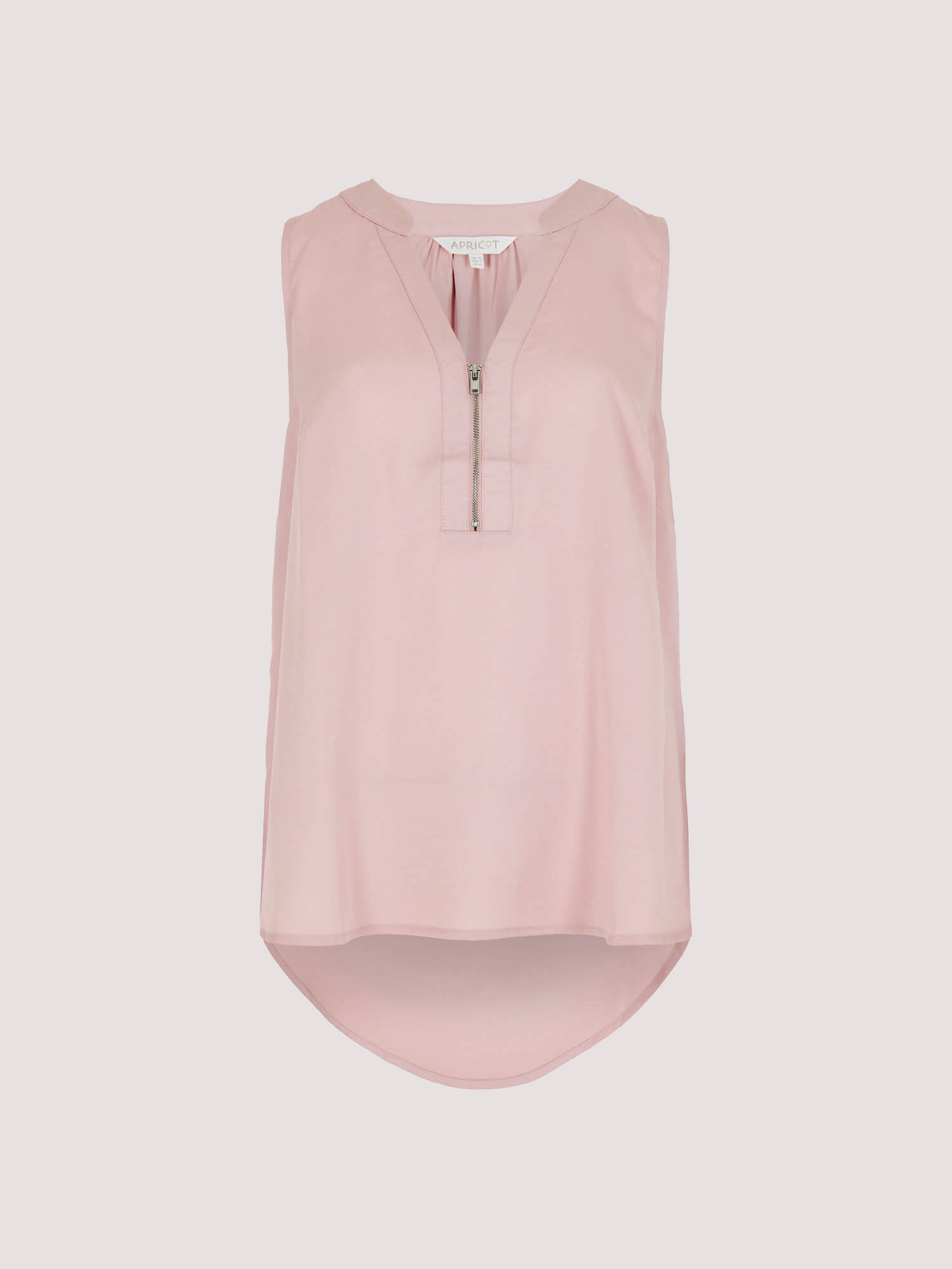 pink zip blouse