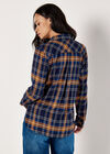 Classic Check Shirt, Navy, large