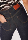 Sienna raw denim skinny jeans, marineblau, größe l