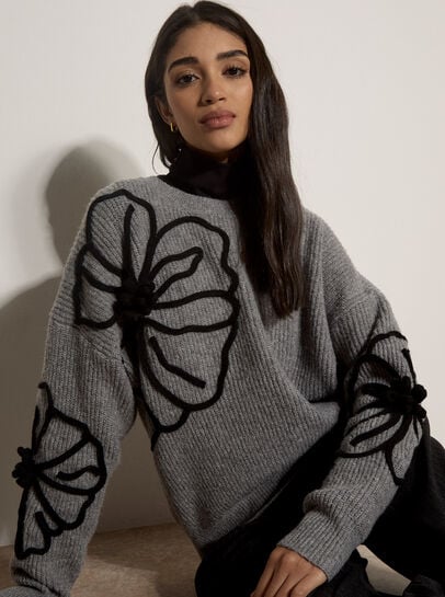 Floral Cornelli Embroidered Jumper