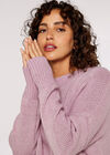 High Low Oversize Jumper, Lilac, large