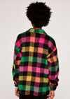 Gingham Shacket, Green, large
