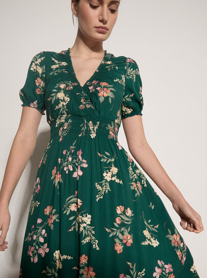 Watercolour Floral Maxi Dress