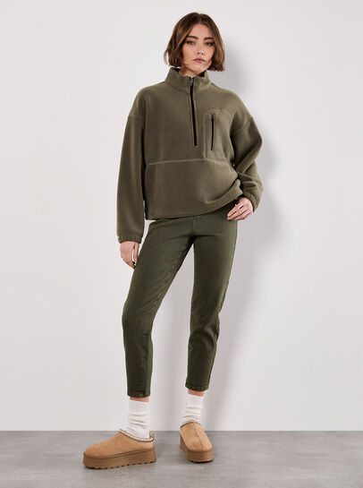 Zip Down Premium Fleece Jumper