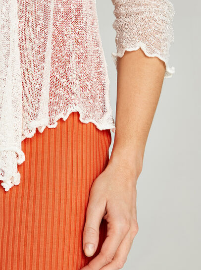 Popcorn Knit Shrug
