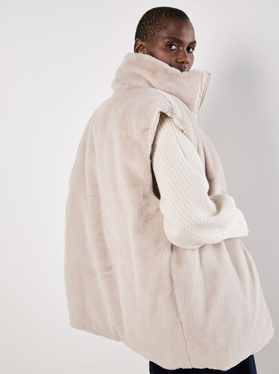 Reversible Oversized Puffer Gilet