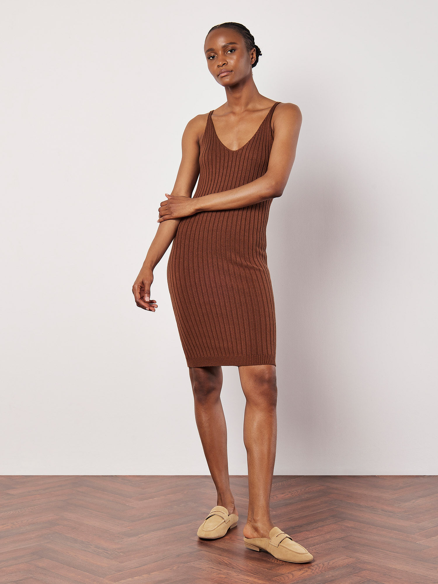 Ribbed dress outlet