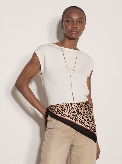 Cotton Blend Jersey T-Shirt