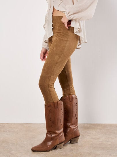 Suedette Leggings