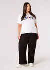 Curve Love Logo T-Shirt, White, large