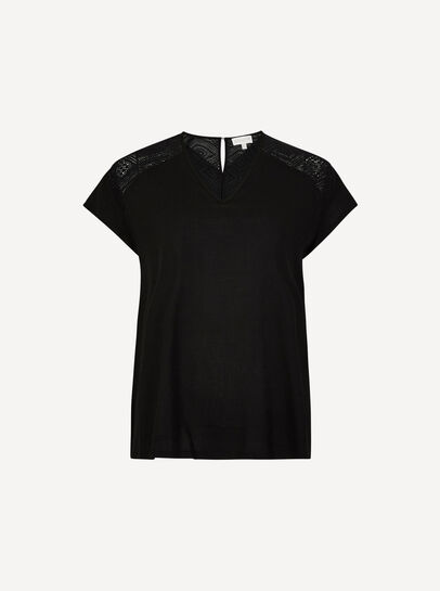 Crochet Insert T-Shirt